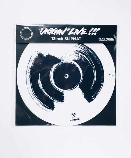 KING OF DIGGIN’×書道家 万美×CHIYODA HOTEL | Official 12inch Slipmat - White -