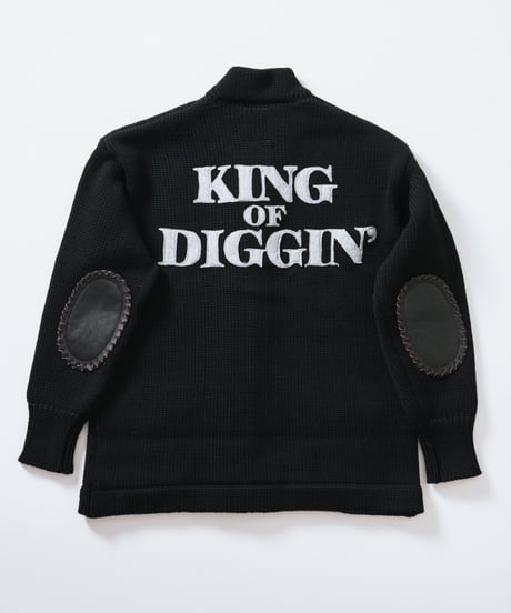 KING OF DIGGIN’×RECOGNIZE | LETTERED CARDIGAN