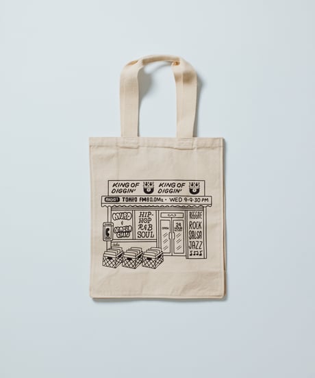 KING OF DIGGIN’×cleofus | Record Store Tote Bag