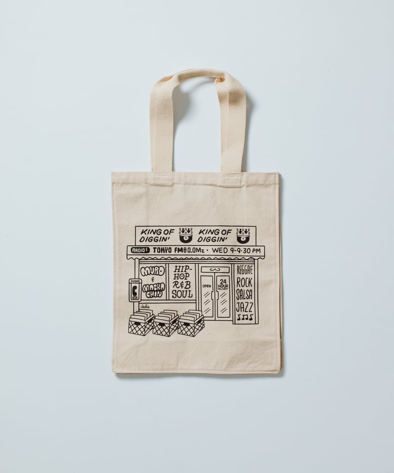 KING OF DIGGIN'×cleofus | Record Store Tote Bag