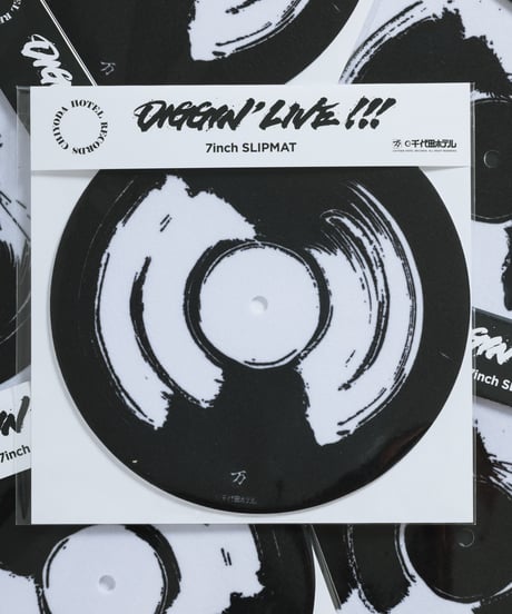 KING OF DIGGIN’×書道家 万美×CHIYODA HOTEL | Official 7inch Slipmat - Black -