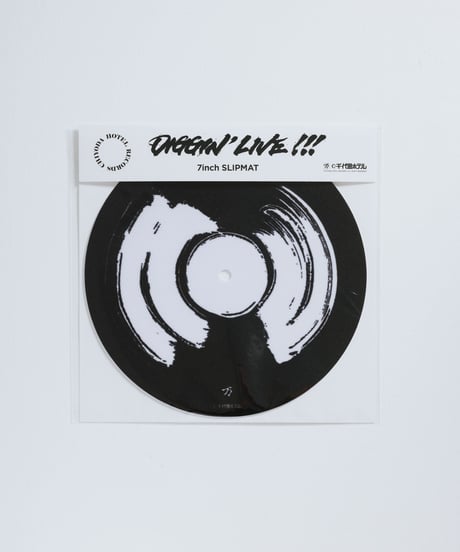 KING OF DIGGIN’×書道家 万美×CHIYODA HOTEL | Official 7inch Slipmat - Black -