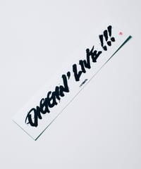 KING OF DIGGIN’×書道家 万美×CHIYODA HOTEL | DIGGIN’LIVE!!! Sticker - White -
