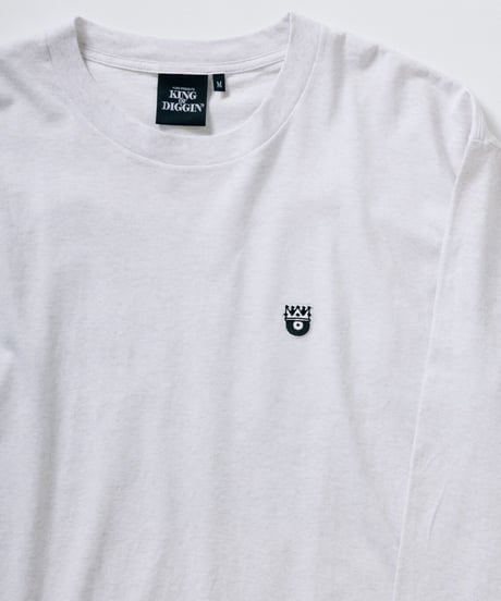 KING OF DIGGIN’×cleofus | Record Store SS Tee Long Sleeve T-shirt - Ash -