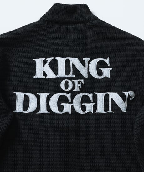 KING OF DIGGIN’×RECOGNIZE | LETTERED CARDIGAN