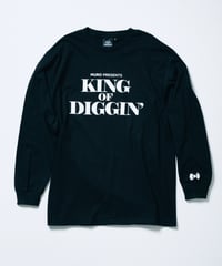 KING OF DIGGIN’  | Official Long Sleeve T-shirt  - Black -