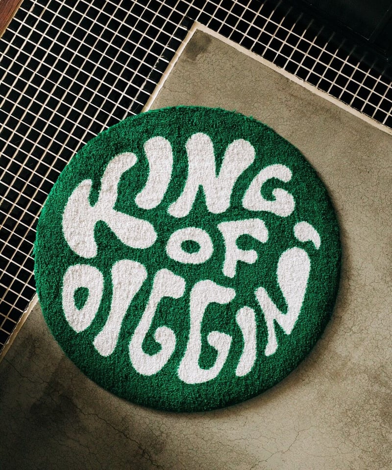 KING OF DIGGIN'×cleofus | FLOOR MAT - GREEN -