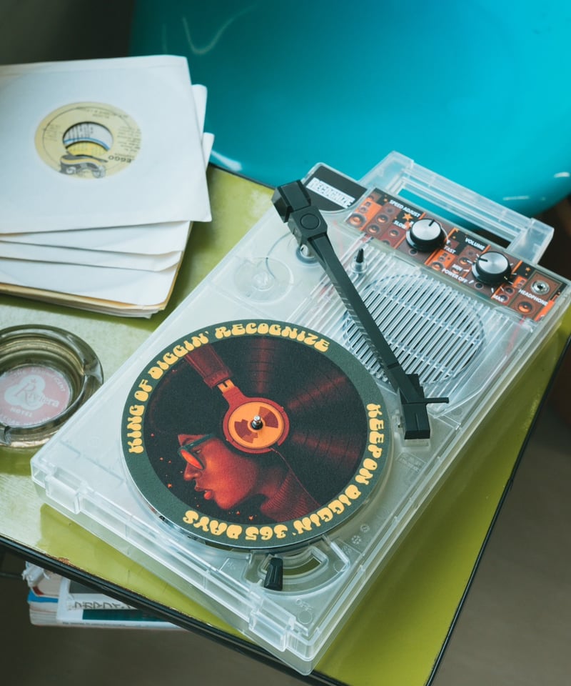 DMR KING OF DIGGIN' レコードボックス KDP KING OF DIGGIN' × RECOGNIZE PORTABLE RECORD PL