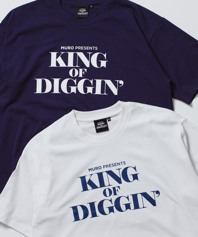 KING OF DIGGIN' | Official T-shirt - White - |