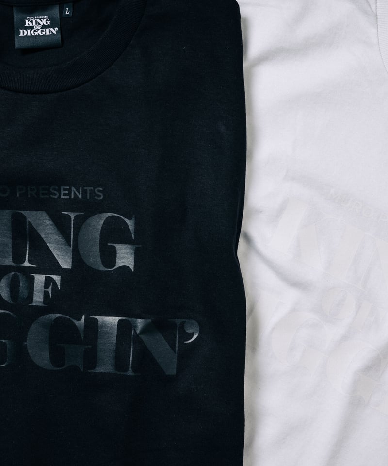 KING OF DIGGIN' | Official T-shirt - Black x Bl