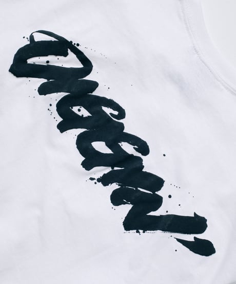 KING OF DIGGIN’×書道家 万美 | Official DIGGIN' T-shirt - White -