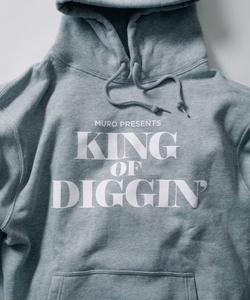 KING OF DIGGIN' | Official Hoodie - Gray - | CH