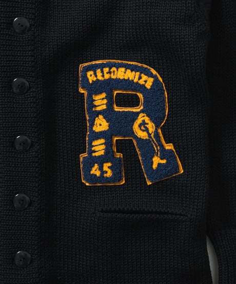 KING OF DIGGIN’×RECOGNIZE | LETTERED CARDIGAN