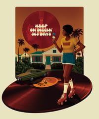 KING OF DIGGIN’×RECOGNIZE | BOUNCE, ROCK, SKATE, ROLL A2 POSTER