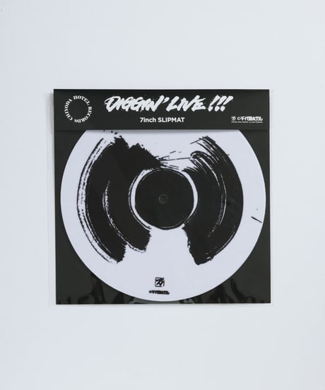 KING OF DIGGIN’×書道家 万美×CHIYODA HOTEL | Official 7inch Slipmat - White -
