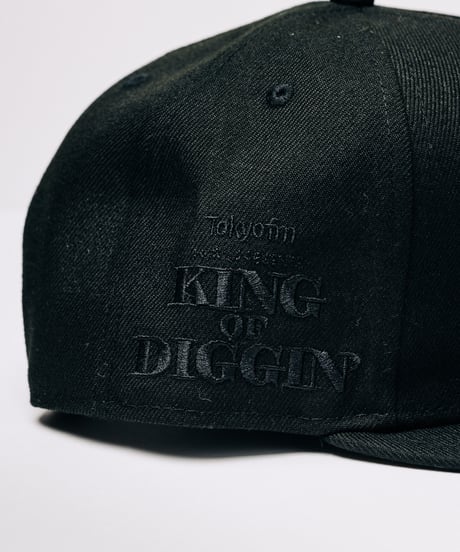 KING OF DIGGIN’×NEW ERA | 9FIFTY SNAPBACK CAP  - Black -