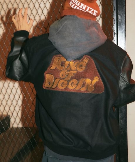 KING OF DIGGIN’×RECOGNIZE | VARSITY JACKET
