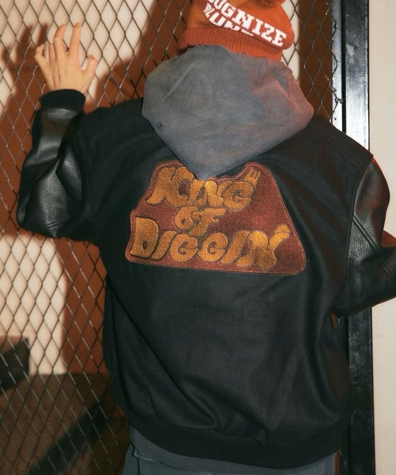 king of diggin スタジャン KING OF DIGGIN'×RECOGNIZE | VARSITY JACKET | CH