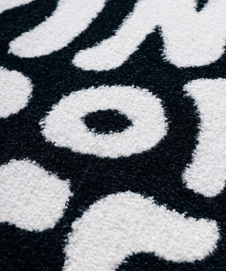 KING OF DIGGIN’×cleofus | FLOOR MAT  - BLACK -