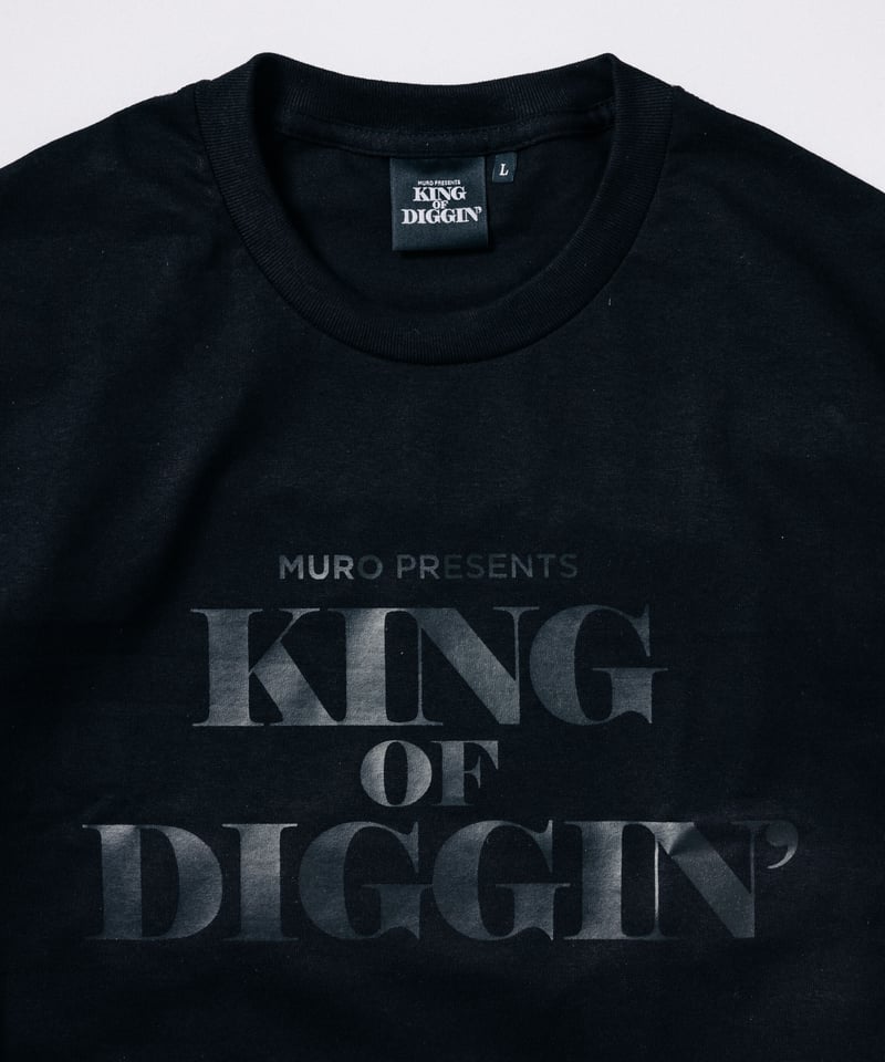 KING OF DIGGIN' | Official T-shirt - Black x Bl