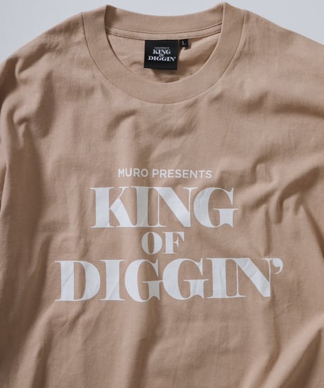 KING OF DIGGIN’ | Official T-shirt - Sand -