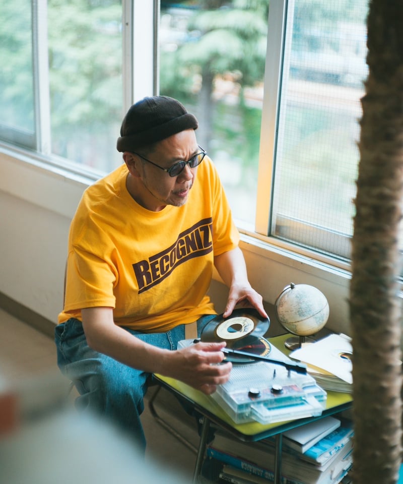 新品未開封 ポータブル レコードプレーヤー DJ MURO RECOGNIZE KING OF DIGGIN' × RECOGNIZE PORTABLE RECORD PL