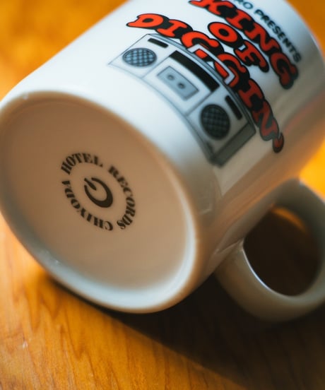KING OF DIGGIN’×cleofus | Mug -Cassette deck-