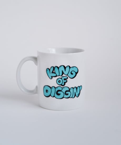 KING OF DIGGIN’×cleofus | KOD cleofus logo Mug -Sky Blue-