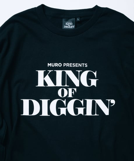 KING OF DIGGIN’  | Official Long Sleeve T-shirt  - Black -