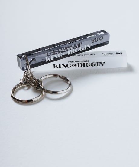 KING OF DIGGIN’×CHIYODA HOTEL | Official Mini Hotel Key Holder - Clear Black -