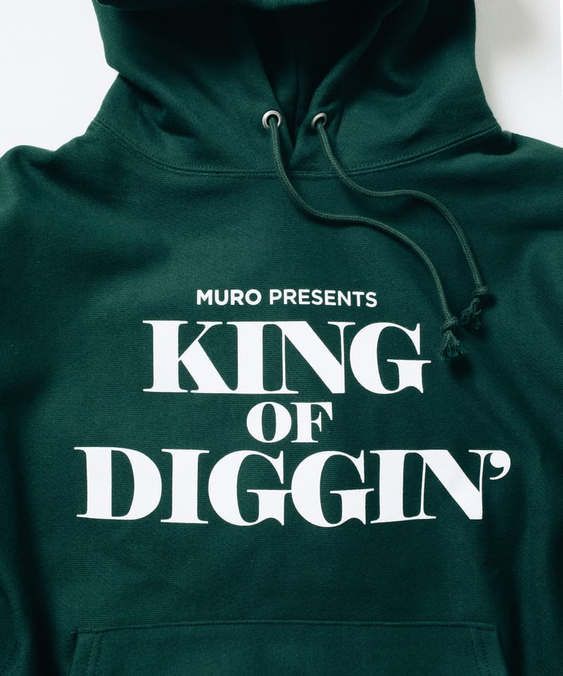 KING OF DIGGIN' | Official Hoodie - Green - | C