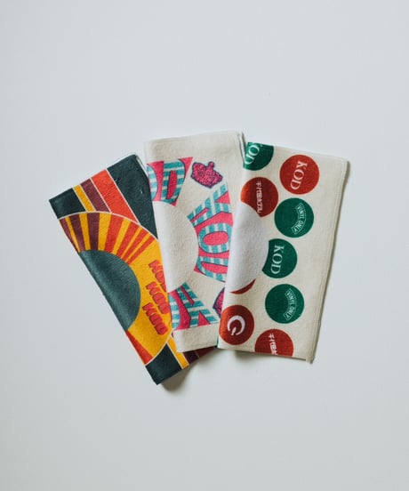 7inch SLEEVE TOWEL 3pieces set