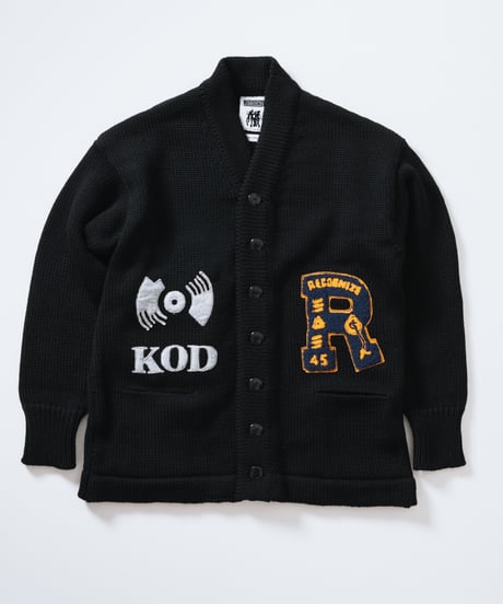 KING OF DIGGIN’×RECOGNIZE | LETTERED CARDIGAN