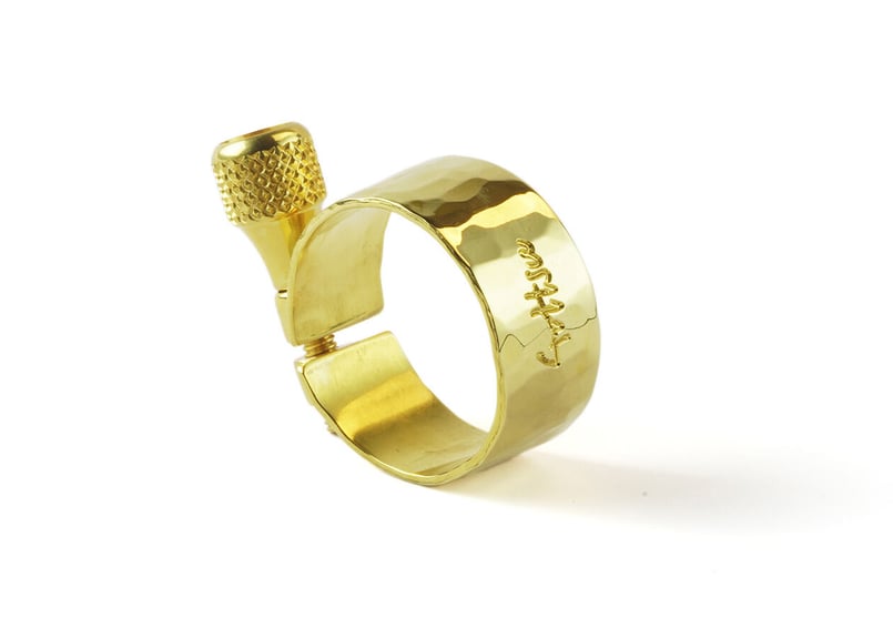 Gottsu Solid Silver Ligature Gold Plate | Gotts