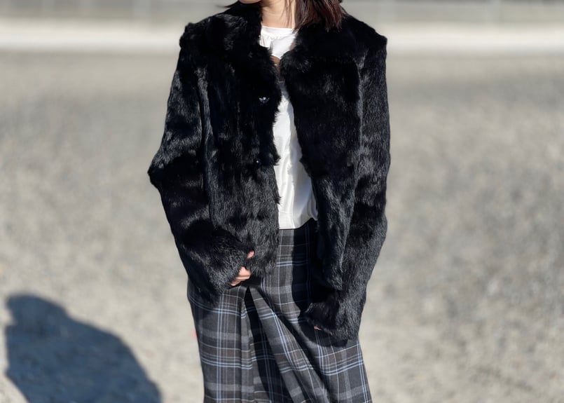 ラビットファーのジャケット / LITTLE NEW YORK COLLECTION | 月読