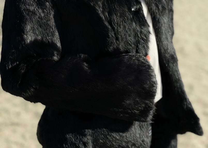 ラビットファーのジャケット / LITTLE NEW YORK COLLECTION | 月読