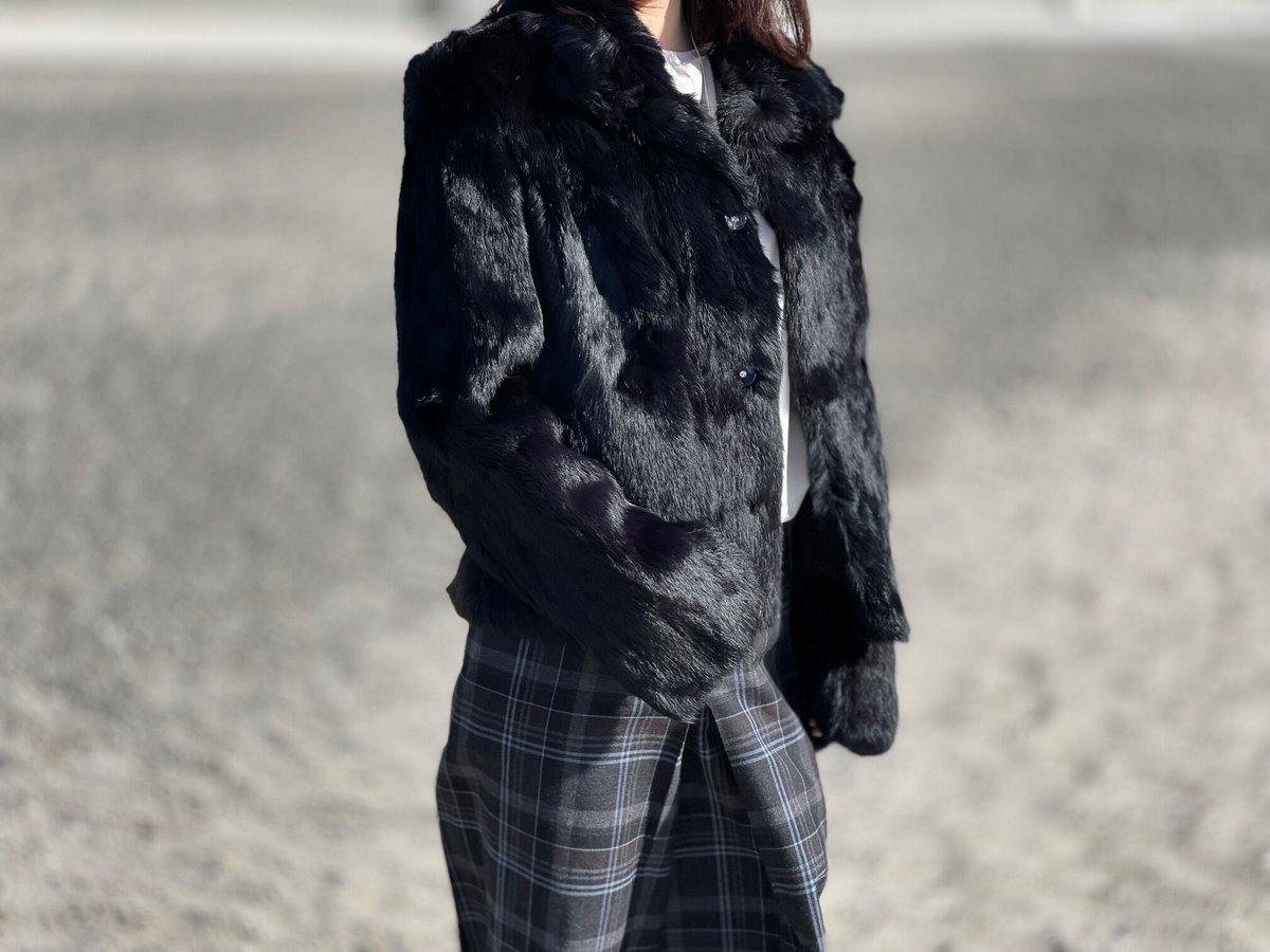 ラビットファーのジャケット / LITTLE NEW YORK COLLECTION | 月読