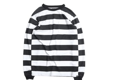 【WESTRIDE】POWER DRY BORDER LONG TEE