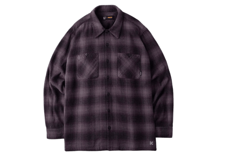 【BLUCO】 OMBRE CHECK FLANNEL SHIRT