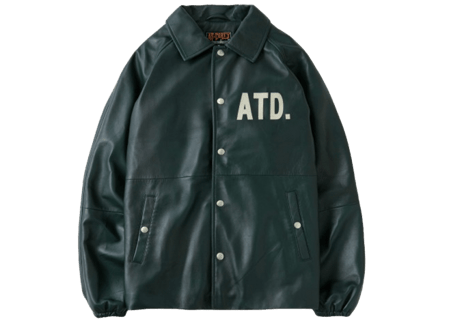【AT-DIRTY】BOLD LEATHER COACH JACKET