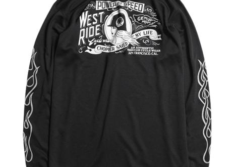 【WESTRIDE】25SS POWER DRY LONG TEE-2: POWER AND SPEED