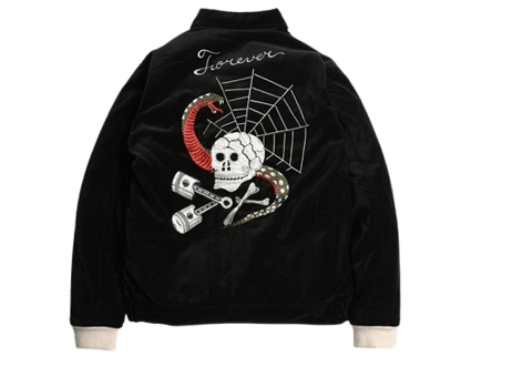 【WESTRIDE】FOREVER SKULL SOUVENIR JACKET