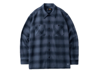 【BLUCO】 OMBRE CHECK FLANNEL SHIRT