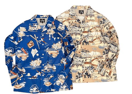【DRESS HIPPY】BASEBALL USA L/S SHIRT