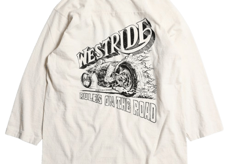【WESTRIDE】25SS VINTAGE FOOTBALL TEE-2 NO PUBLIC