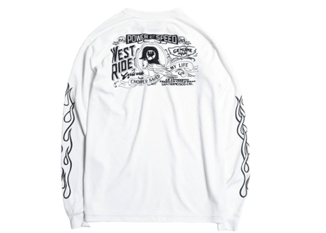 【WESTRIDE】25SS POWER DRY LONG TEE-2: POWER AND SPEED