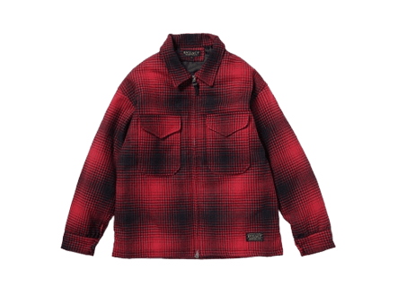 【EVILACT】 CHECK PADDED JKT
