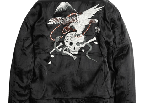 【WESTRIDE】FOREVER SKULL SOUVENIR JACKET
