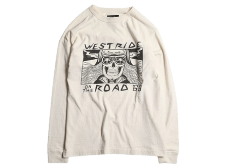 【WESTRIDE】25FW VINTAGE PRINT LONG TEE: 25-01
