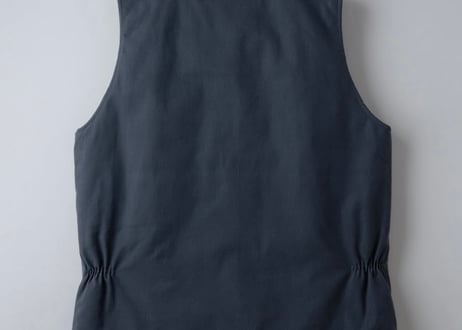 【BLUCO】 RIB COLLAR DUCK VEST